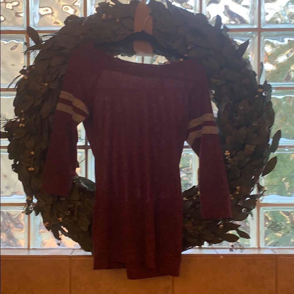 Medium comfy jersey knit sweater